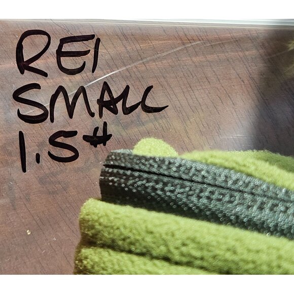 REI Women’s Softshell Fleece Jacket Green Size M Hiking Athflow Gorpcore Outdoor - Picture 14 of 14